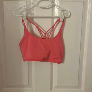 Ivivva sports bra, coral pink, Childs size 10